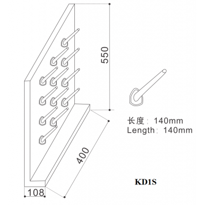 laboratory 304 stainless steel peg board/pegboard, draining rack